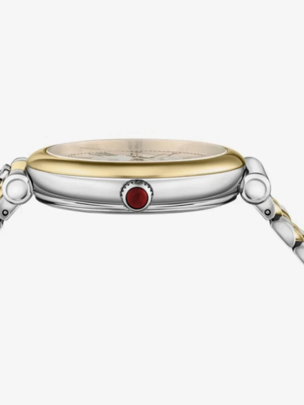 Ferragamo Womens Two Tone 40mm Bracelet Fashion Watch